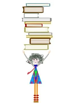 Scholar Stock Illustration