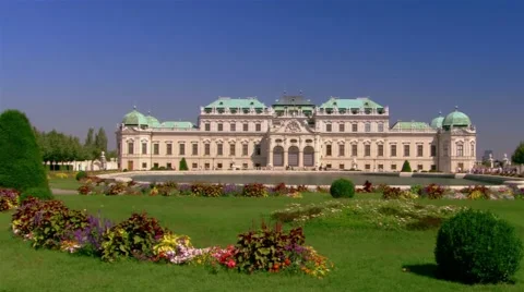 Schonbrun Castle Vienna Stock Footage 48793415