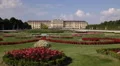 Schonbrunn Palace Castle Park Gardens Vienna Famous Beautiful Landmark Wien Day HD Footage