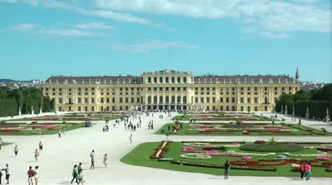 Schonbrunn Palace Stock Footage 12010559