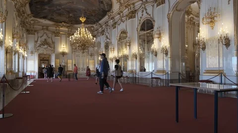 Schonbrunn Palace. Inside Stock Footage 115824582