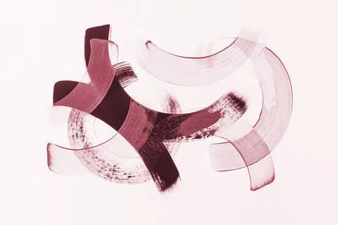 Schöne abstrakte Kunst Hintergrund mit abstrakten geschwungenen Linien bra.. Stock Photos