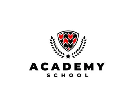 School academy logo Stock Illustration