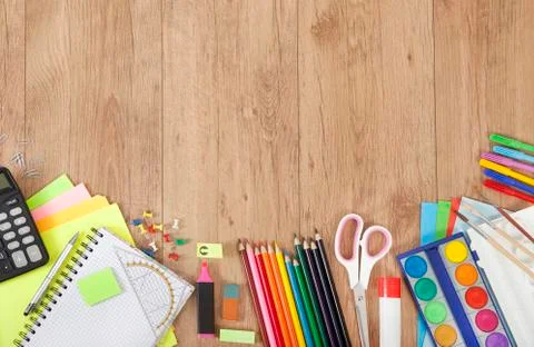 School Accessories Stock Photos