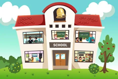 School activity Stock Illustration