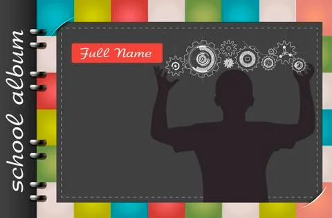 School album programmer イラスト素材