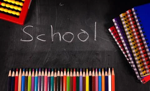 School and Office Tools Stockfoto's