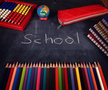 School and Office Tools Stock Photos