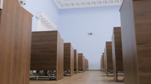 School Auditorium Stock Footage 101091217