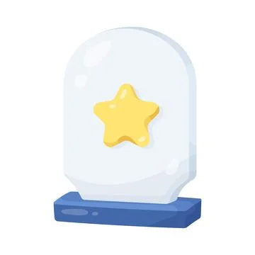 School award trophy Stock Illustration