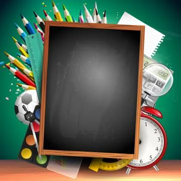 School background Stock Illustration