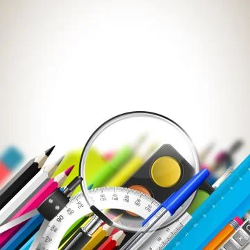 School background Stock Illustration