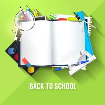 School background Stock Illustration