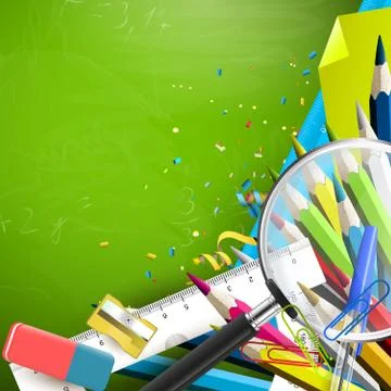 School background Stock Illustration