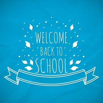 The school background Stock Illustration