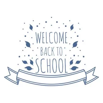 The school background Stock Illustration