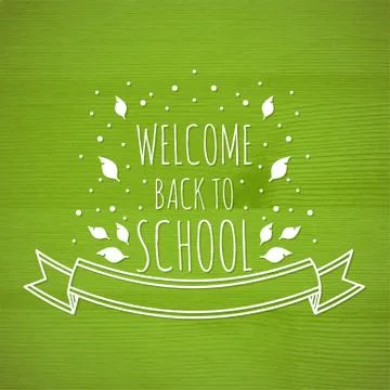 The school background Stock Illustration