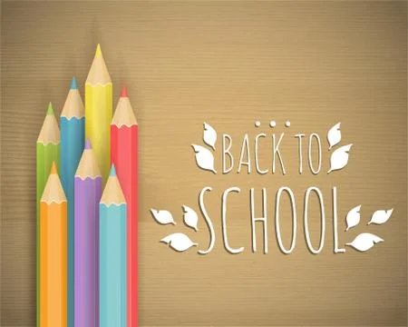 The school background Stock Illustration