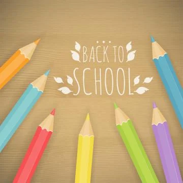 The school background Stock-Illustration