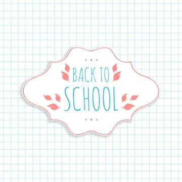 The school background Stock Illustration