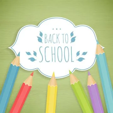 The school background Stock Illustration