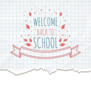 The school background Stock Illustration