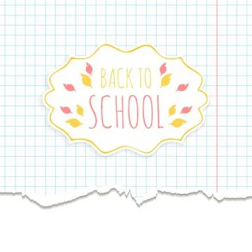 The school background Stock Illustration