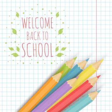 The school background Stock Illustration