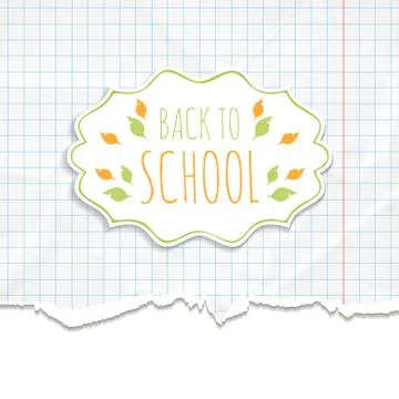 The school background Stock Illustration