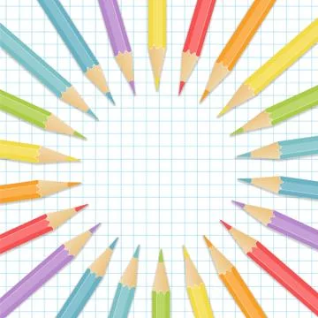 The school background Stock Illustration