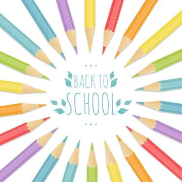 The school background Stock Illustration