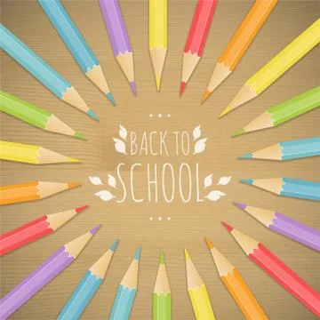 The school background Stock Illustration
