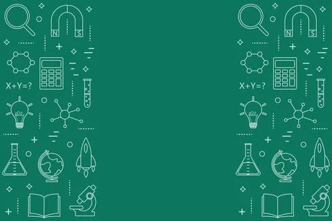 School background Stock Illustration