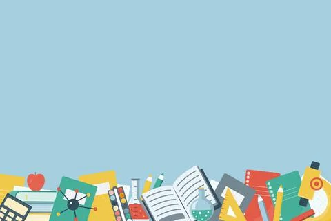 School background Stock Illustration