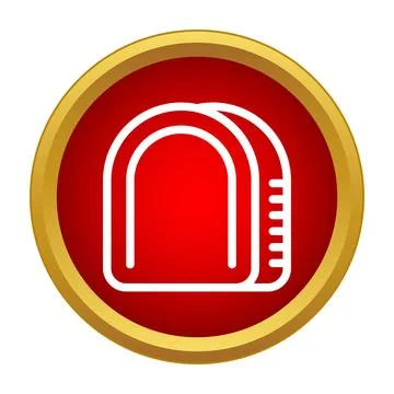 School backpack icon representing education and students Stock Illustration