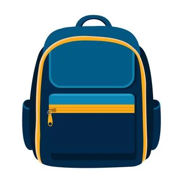 School backpack Stock Illustration