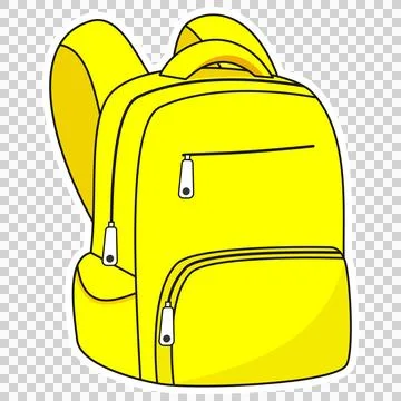 School backpack Stock Illustration