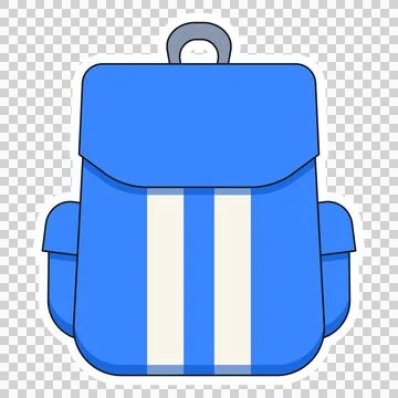 School backpack Stock Illustration