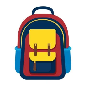 School backpack for kids Stock Illustration