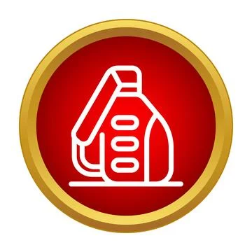 School backpack symbol representing education and travel bag Stock Illustration