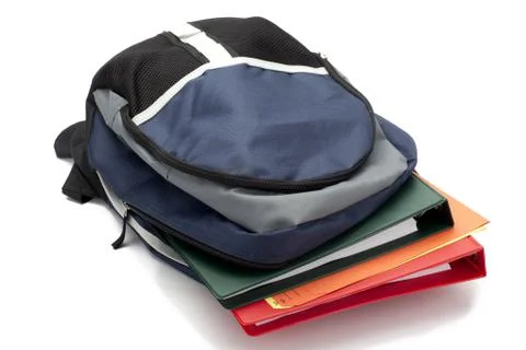 School bag close up Stock Photos