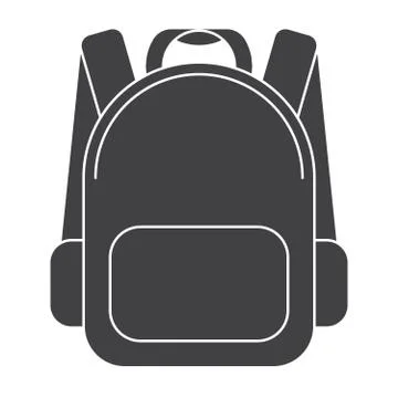 School Bag Icon Stock Illustration