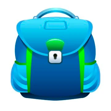 School bag Illustrazione stock