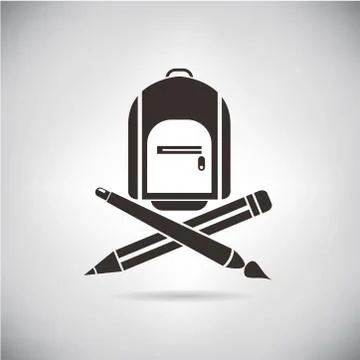 School bag Stock Illustration