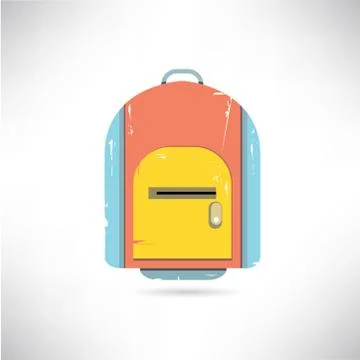 School bag Illustrazione stock