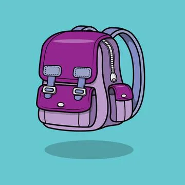 School Bag Stock Illustration