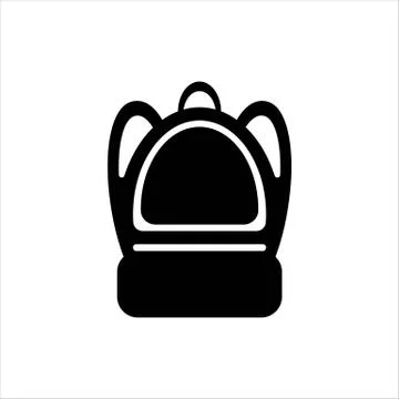 School bag. isolated icon object Stock Illustration