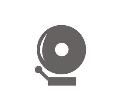 School Bell I vector icon. School, education, equipment Stock Illustration