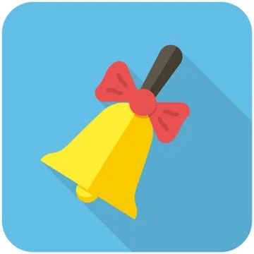 School bell icon Stock Illustration