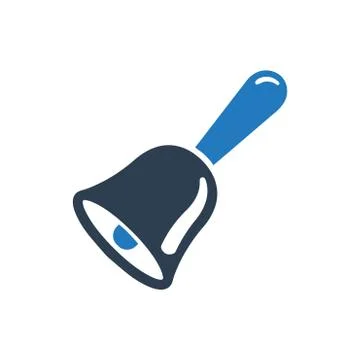School Bell Icon Illustrazione stock